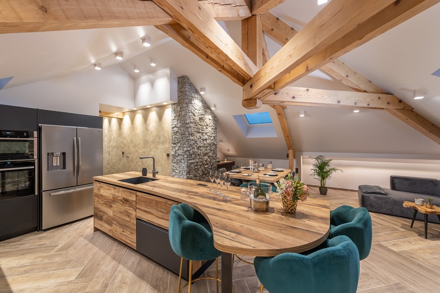 Cuisine mairnaige location appartement vosges gerardmer