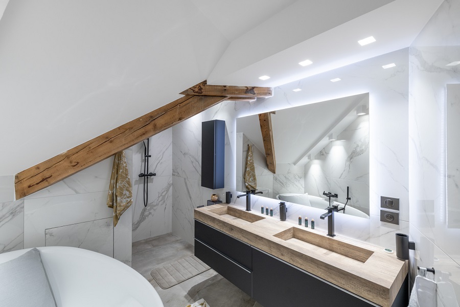 salle de bain mairnaige location appartement vosges gerardmer
