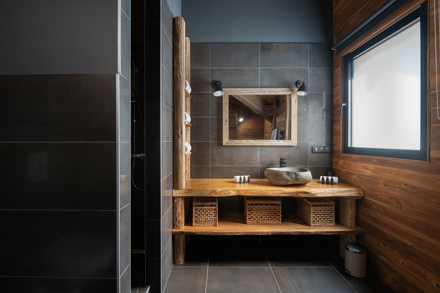 salle de bain bellevue chalet location vosges