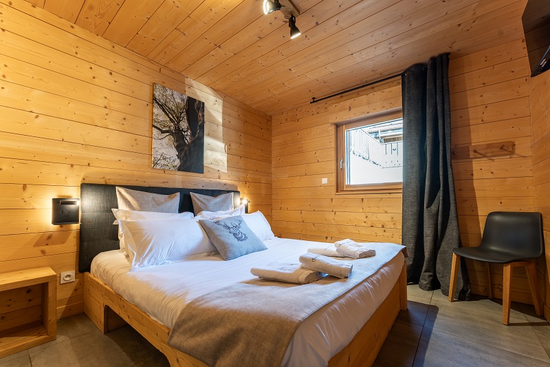 chambre double  cimes location chalet gerardmer vosges vacances famille groupe