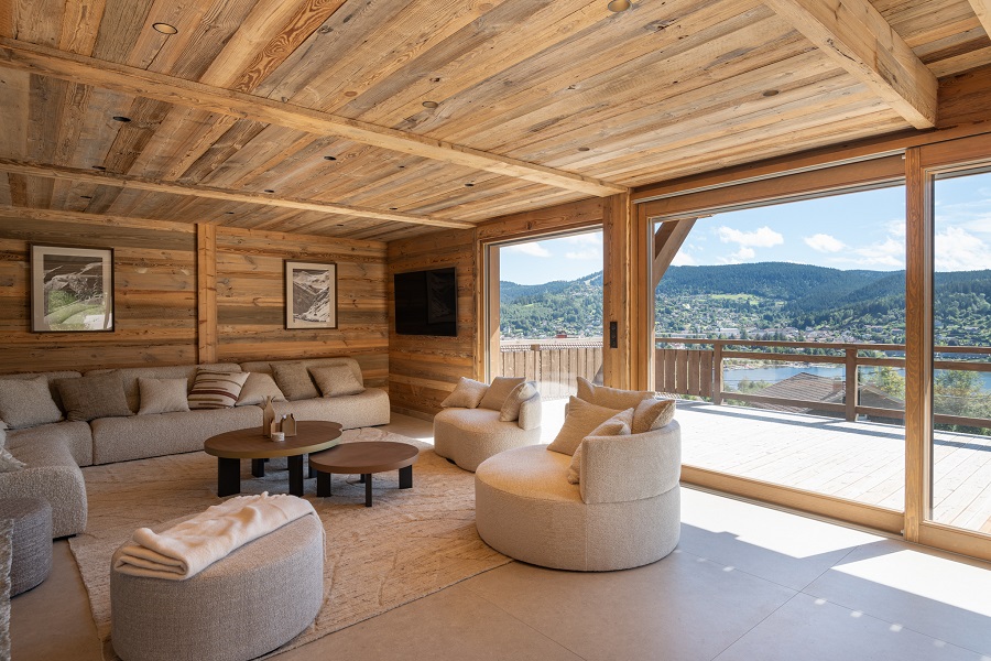 chalet lena location vacances vosges salon