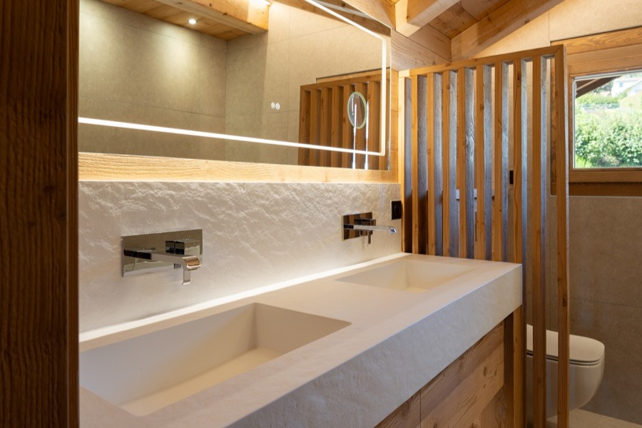 chalet lena location vacances salle de bain