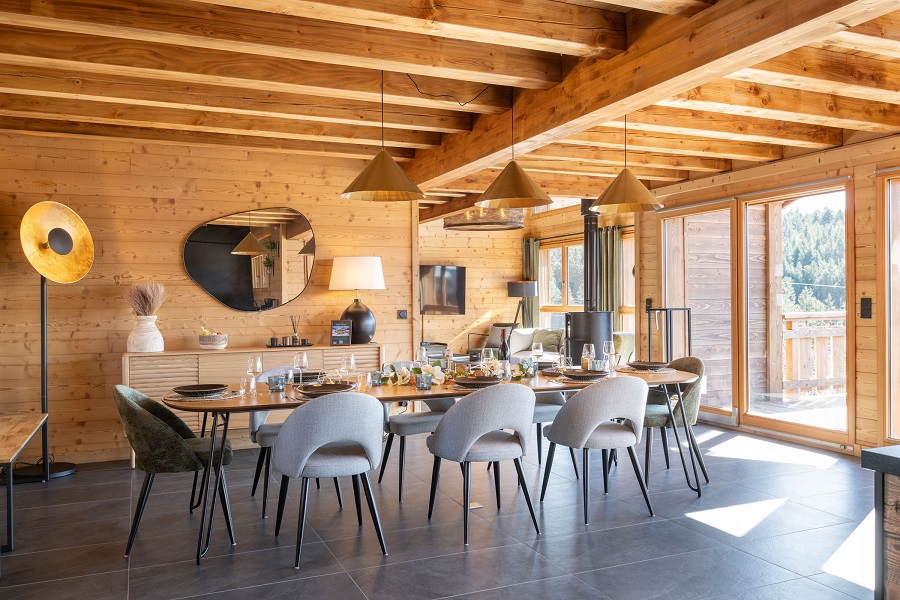 salle à manger tharkey location chalet vosges
