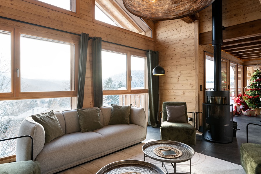 Salon tharkey location chalet vosges