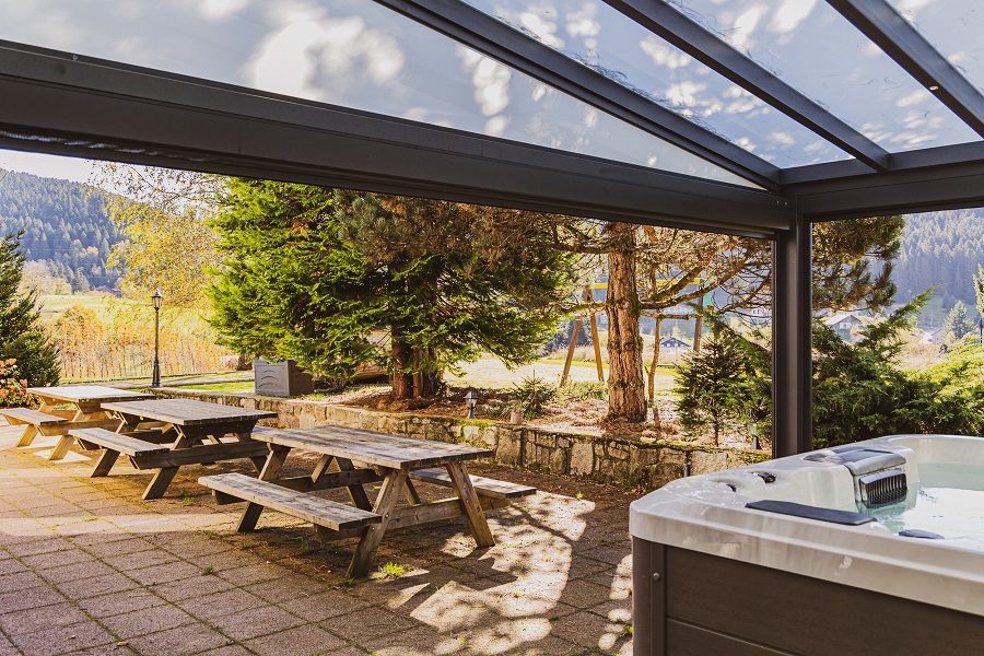 terrasse charbonniere location gite gerardmer vosges vacances famille groupe