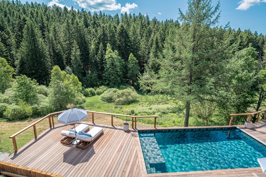 domaine les terres bleues location vosges exterieur